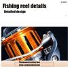 Mavllos TE Surf Spinning Fishing Reel Speed Ratio 4.1:1 Bearings 10+1 Metal Brake Pads Super Smooth Long-distance Casting Metal Fishing Reel