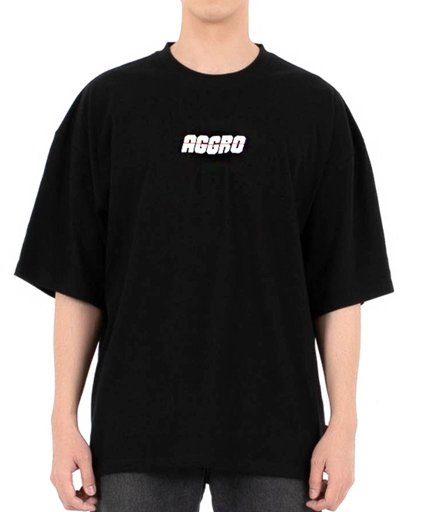Eogeulo Oversized Logo T-Shirt Black