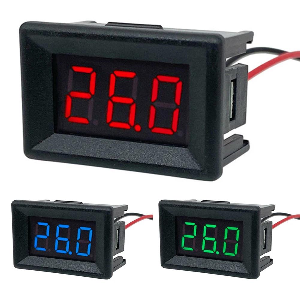0 To 30 Volt Digital LED Display Voltmeter Tester Mini Module for Automotive Motorcycle and Electrical Applications