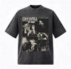 T-shirt Grafica Lavata Vintage Spike Spiegel Cowboy Bebop Anime Uomo Donna Abbigliamento Moda Casual Manica Corta Oversize