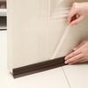 PVC Door Bottom Seal Strip Self-Adhesive Soundproof Under Door Guard Gap Stopper for Glass/Window Strong Adhesion Doorstop