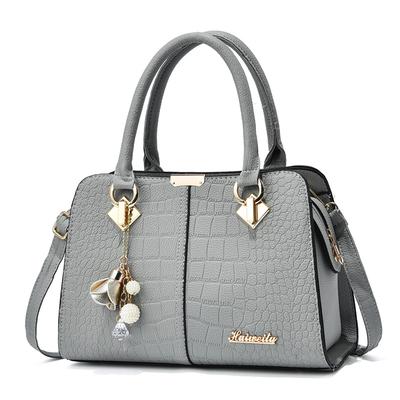 Bolso de Lujo para Mujer Bolsos de Hombro Cruzados con Colgante de Borla Gran Capacidad Estampado de Patrón de Serpiente Bolso Tote Sac A Main