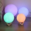LED Moon Lamp - Touch-Activated Starry Sky Atmosphere Lamp for Bedside or Decor