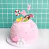 Summer Beach Vacation Party Cake Decor Hawaiian Theme  Swimming Circle Yellow Duck Kid Birthday Wedding Baby Shower Cake Plugin