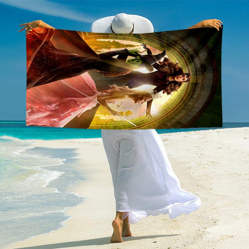 Wicked Fashion Beach Towel: Ideal for Summer Adventures Soft, Absorbent and Quick Drying Suitable for Swimming and Bathing