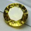 NATURLIG Ceylon GUL Safir 9,20 Karat Rundslipad Lös Ädelsten CERTIFIERAD