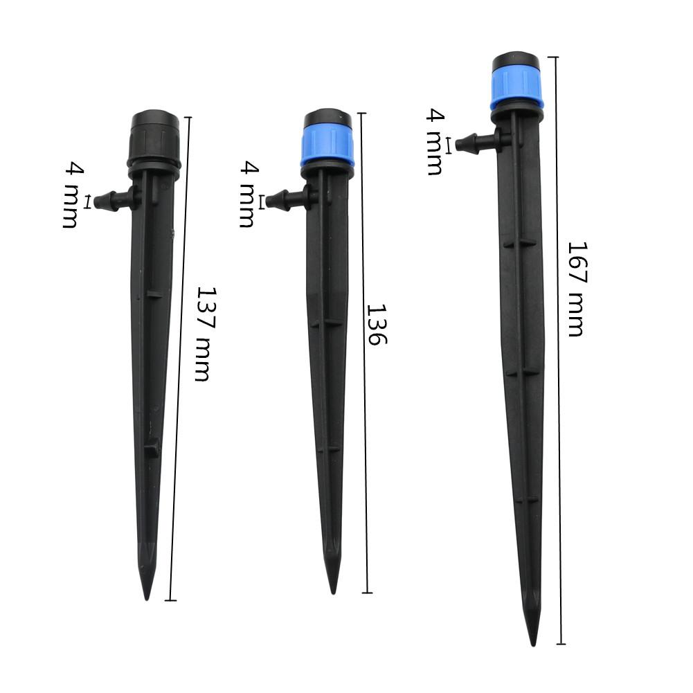 360 Degree Adjustable 8 Hole Spiked Sprinkler Drip Irrigation Dripper Garden Agriculture Lawn Greenhouse Watering Nozzles 10Pcs