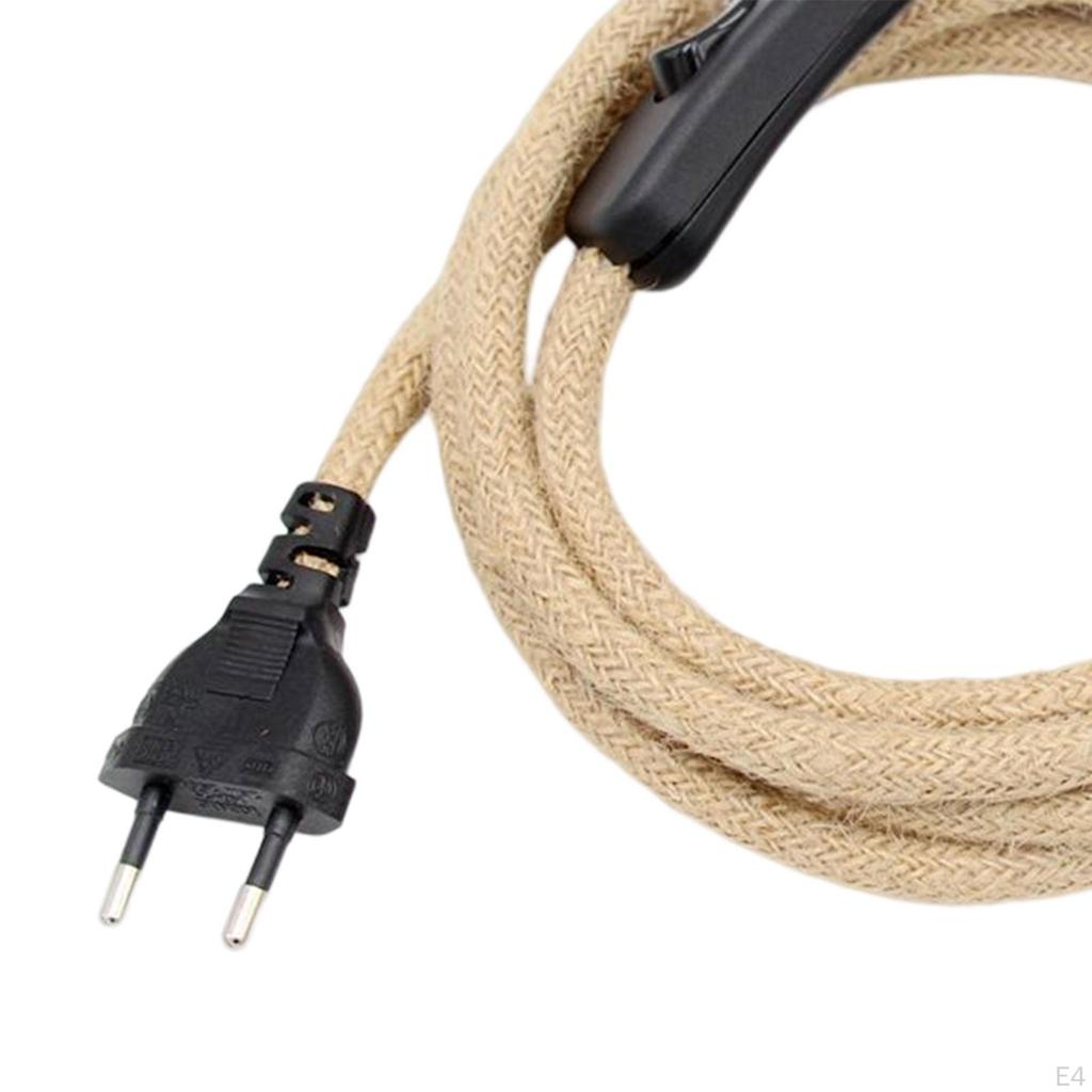 Lamp Cord Hanging Light Kit Pendant for Table Lamps Without Switch