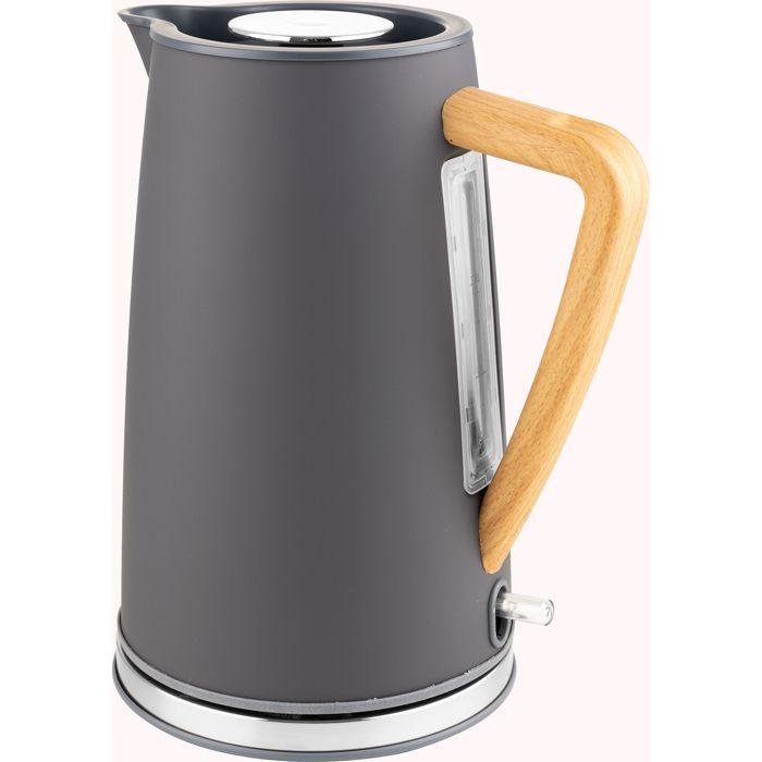 Bouilloire Électrique 1,7L Ultra Rapide Sans Fil Design Moderne Nordique Botti Nelly 2150W Gris 45436