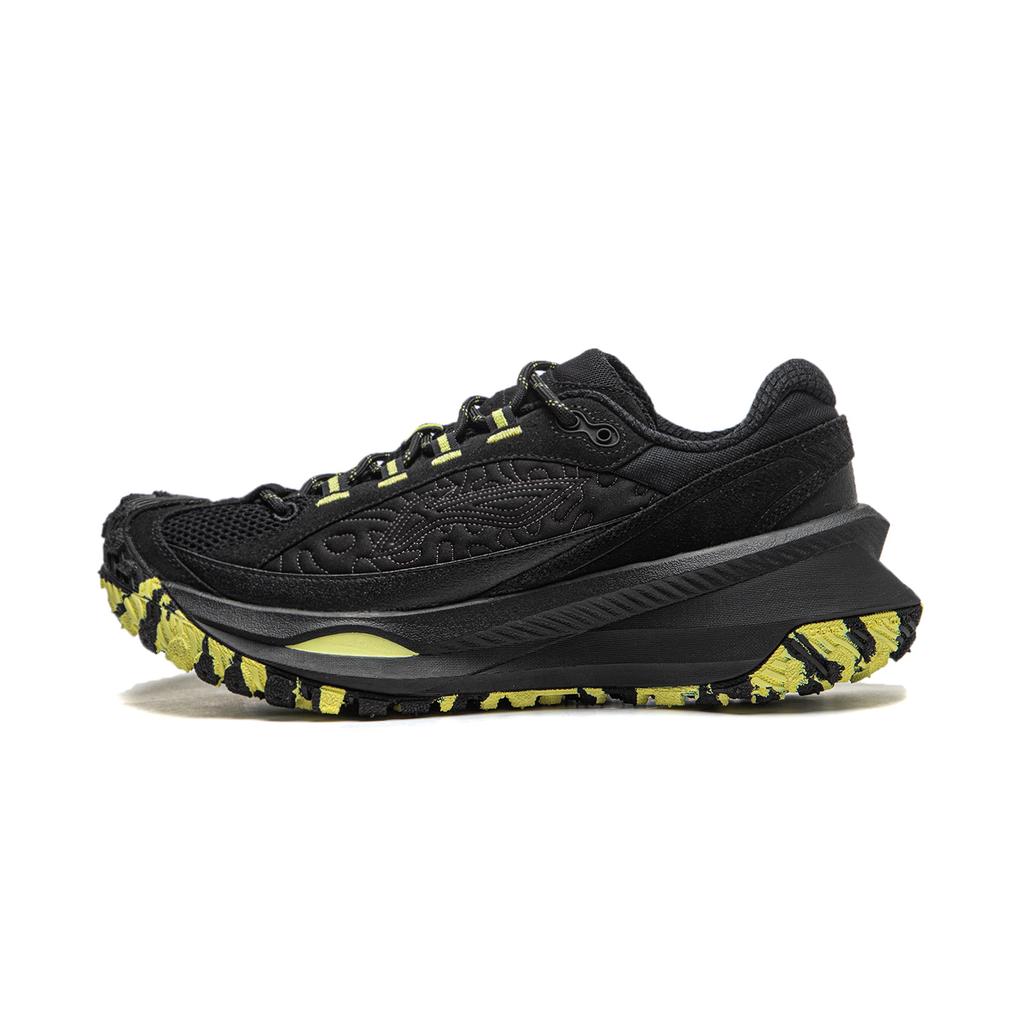 New LiNing Wear Resistant Low Top Running Shoes Unisex Black AZGU003-2