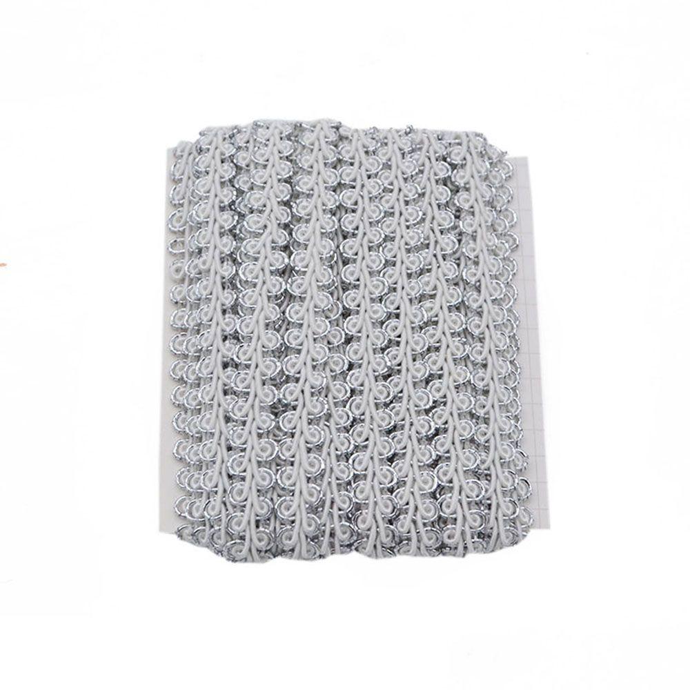 5m/lot Braided DIY Crafts Wedding Curve Fabric Lace Trim Sewing Ribbon