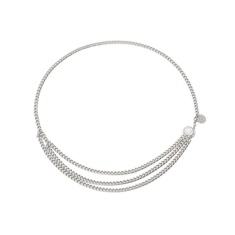 

Hollow Circle Sleek Waist Chain For Women Perfectly Complements Any Dress Outfit Or Style One Silver