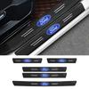 Car Door Sill Threshold Anti Scratch Protector Stickers Accessories For Ford Focus mk2 3 Fiesta mk7 Ranger Mondeo mk4 S-MAX Kuga CVX1