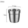 350ml/500ml Stainless Steel Double Wall Beer Mug Silver Coffee Cup Portable Travel Office Water Cups Drinkware Tumbler