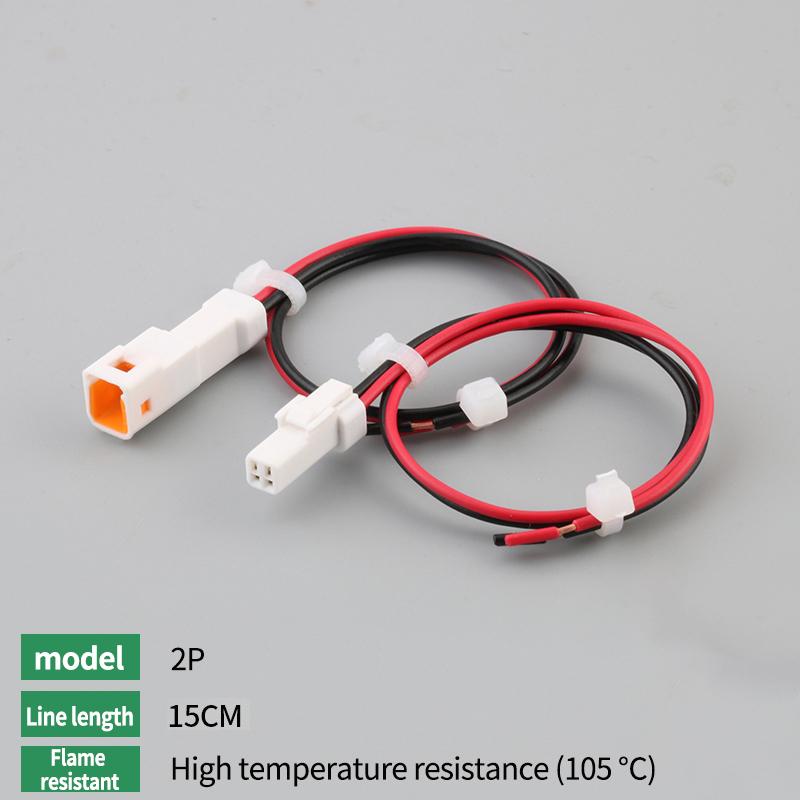 Waterproof Jst Connector 2p/3p/4p/6p/8p Connector Plug Socket With 20awg/0.3m ² Wire Harness 02t/02r/03t/03r