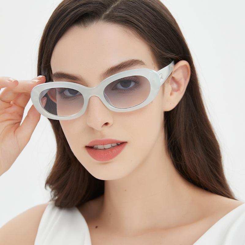 Simple And Fashionable Match With Street Photography Trendy Women's Ultraviolet Sunglasses Cat Eye Sunglasses MN5680