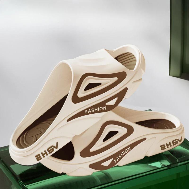Fashion Slides House Pvc Male Slipper Walk Around Home Flat Indoor Men's Shoe Low Price Adult Comfortable High Quality Fashion Original