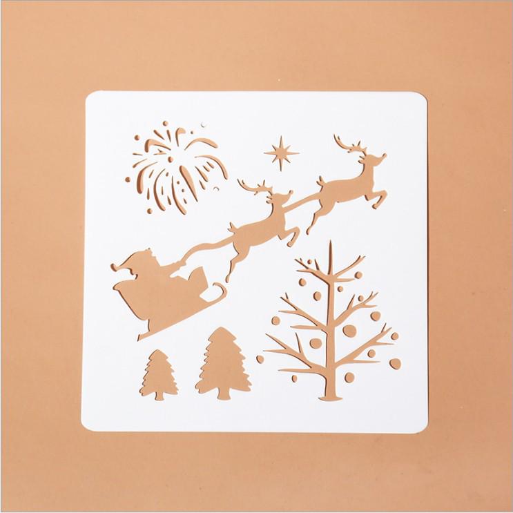 Christmas Lace Ruler Template for DIY Journal, Photo Album, and Painting
