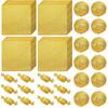Gilded Foil Candy Wrappers Gold Candy Wrapping Paper New Aluminum Foil Paper  DIY Decorations