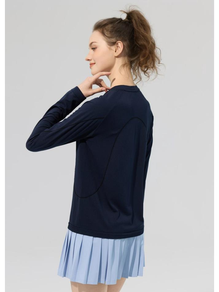 

Autumn/Winter Colorblock Loose Fit Quick-Dry Long Sleeve for Outdoor Sports M