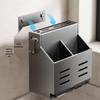 DANLE Stainless Steel Wall-Mounted Kitchen Knife & Chopstick Holder