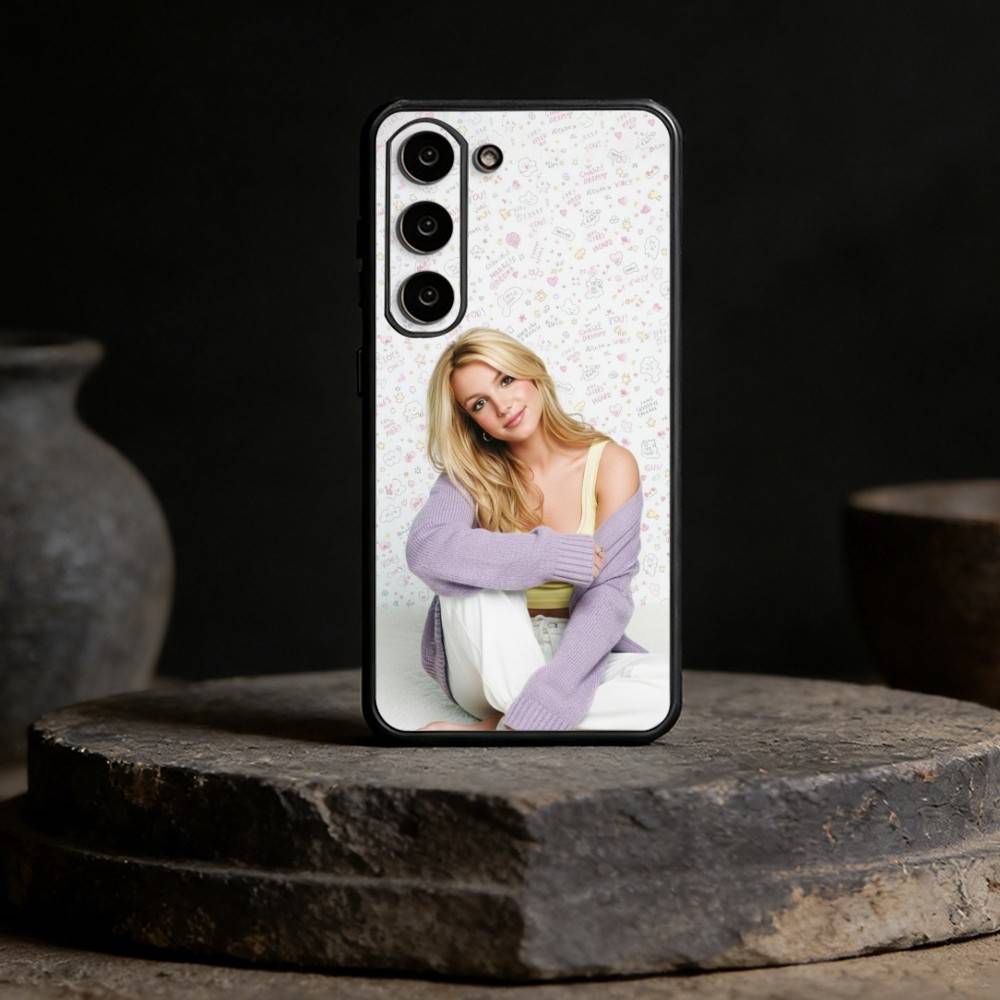 

B-Britney SINGER S-Spears Phone Case For Samsung Galaxy A13,21s,22,31,32,52,53,71,72,73,Soft Black Cover Samsung a41