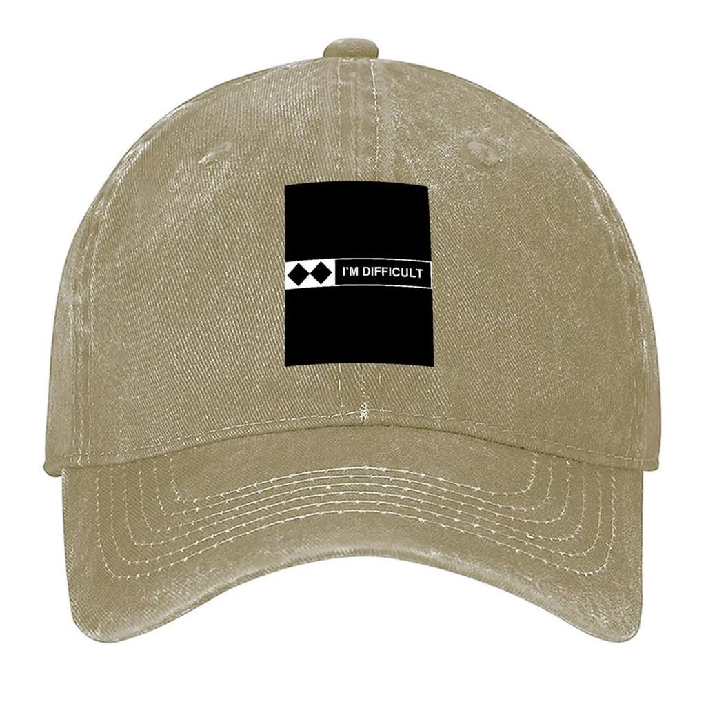 I'm Difficult Ski Snowboard Baseball Cap Cosplay Custom Caps Anime Hat Hood Elegant Women's Hats Men's