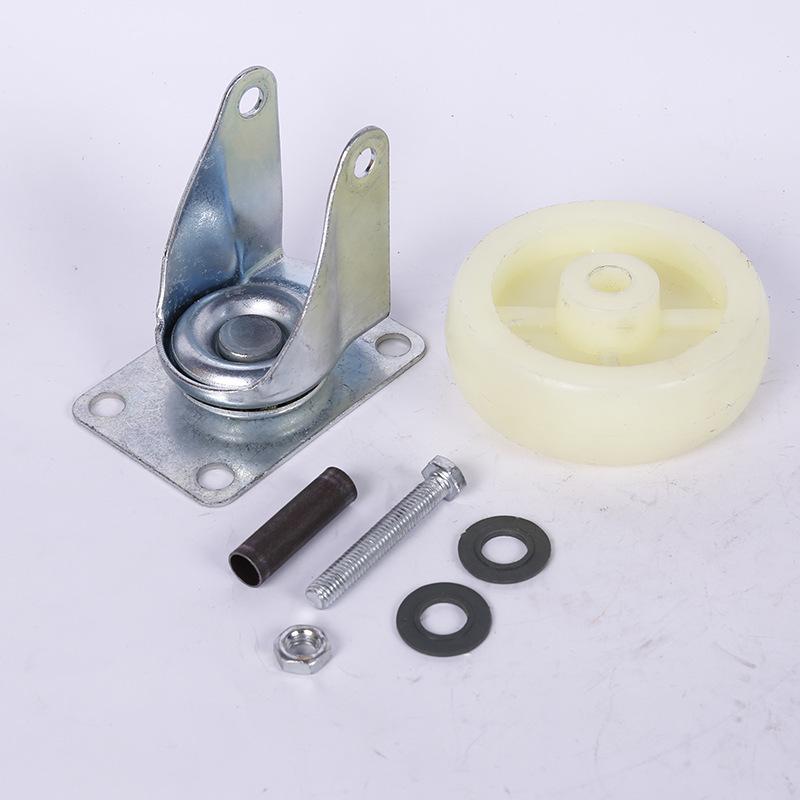 Nylon Swivel Casters: Wear-Resistant, 1.5-3 inch, White