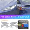 Für Tesla Model 3 Außen Scheinwerfer Rücklicht Transparente Schutzfolie Model 3+ Front Heck Schwarz Verfärbende Folien