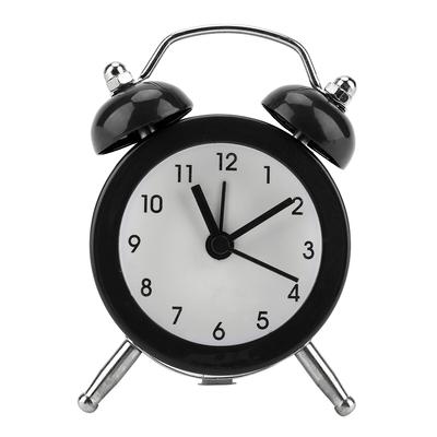 3Inch Portable Fashion Mini Metal Digital Alarm Clock with Battery Exquisite for Student Home