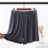 Women's High Elasticity Ice Silk Loose Safety Shorts - Plus Size, Summer Thin Briefs for Home Wear