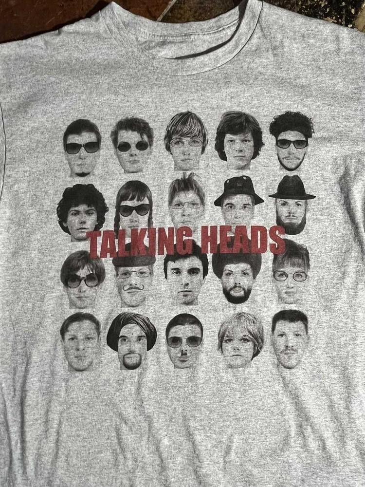 COllection gray Talking Heads band graphic Shirt Unisex S-5XL CC041 Unisex T-Shirt S