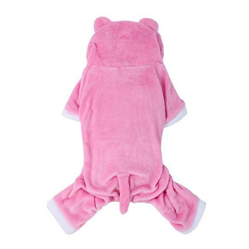 Ubranka dla zwierząt domowych w kształcie zabawnej świni, ciepłe polarowe kombinezony dla małych psów, bluzy dla szczeniąt, Chihuahua, Yorkshire, kostiumy, płaszcze