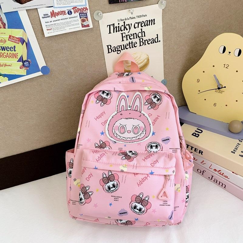 Labubu School Bag New Large-capacity Casual Versatile Primary School Students Lightweight Children's Backpack CLE