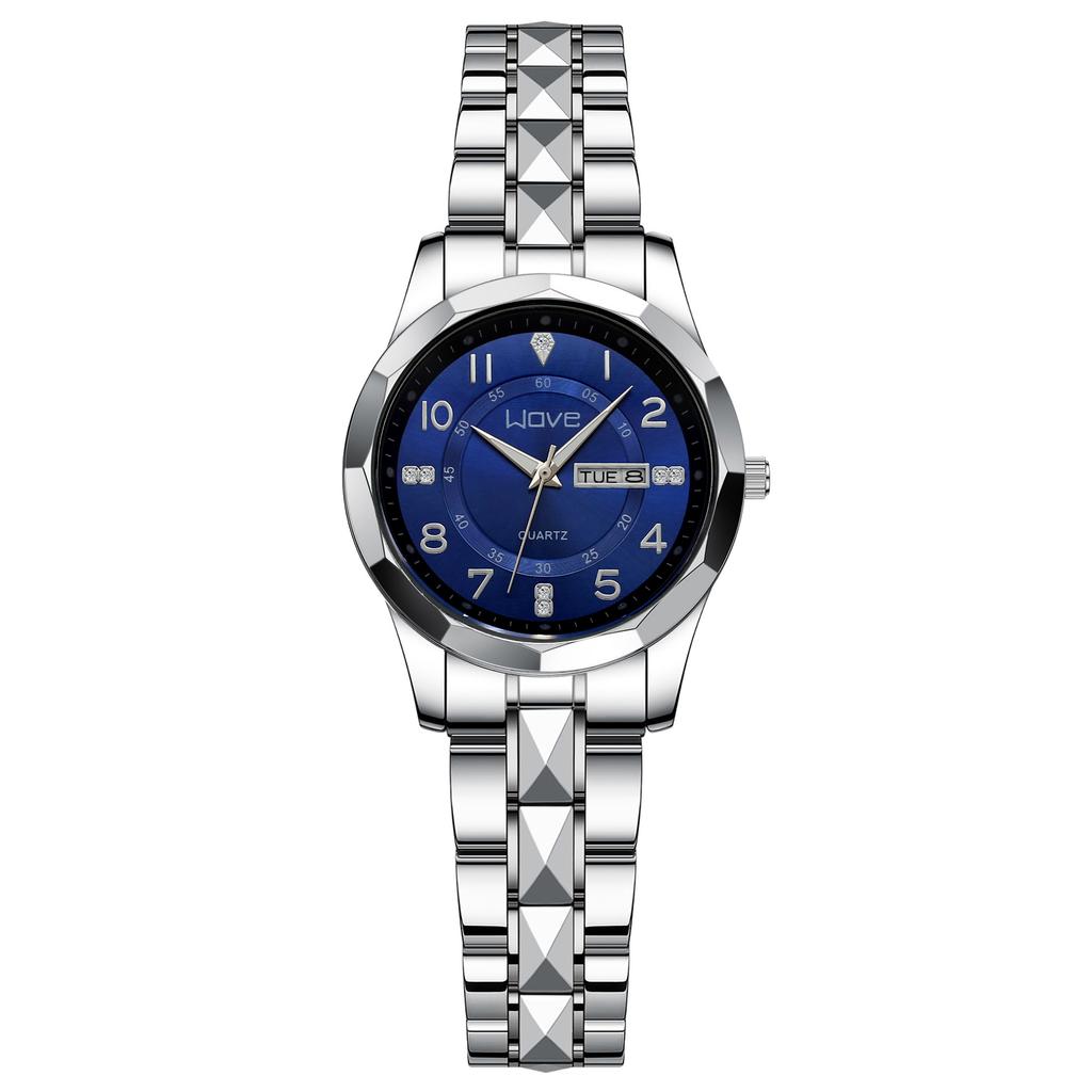 Langjue Men'S Watch Luminous Watch, Weekly Double Calendar Quartz Watch, Couple Watch