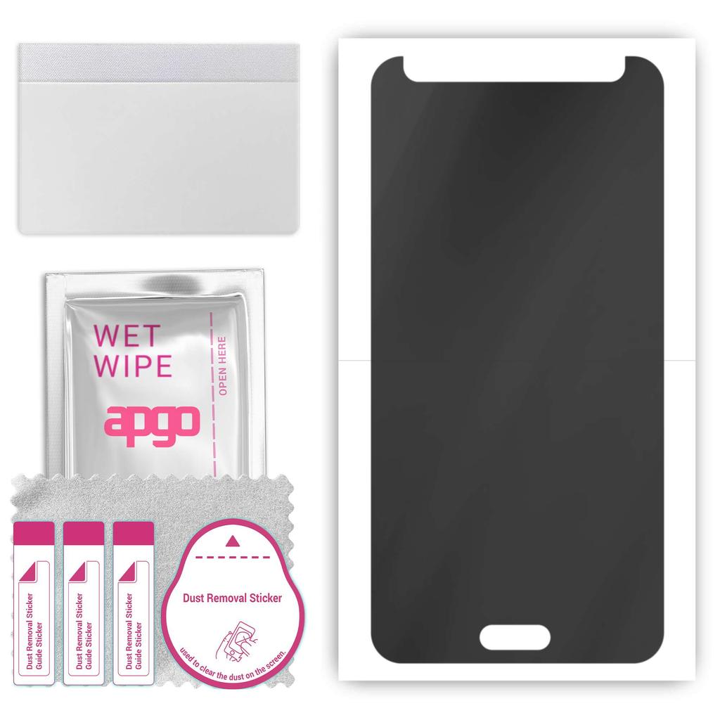 apgo Hydrogel Privacy Matte Screen Protector for Huawei Mate 9  P Design, Anti Spy, Hydrogel Film, Flexible, Soft TPU with positioning layer easy inst