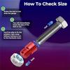 A84E-Ut And Bolt Thread Checkers For Nut Bolt Size Finder And Identifier Standard And Metric Thread Checkers Set