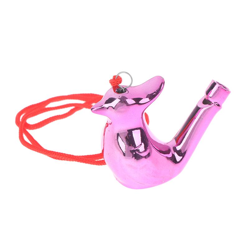 

Colored Electroplated Water Bird Whistle Musical Instrument Early Learning Educational Toy Kids Fun Bathtime Play Girls & Boys