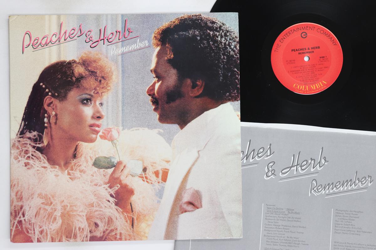 

LP Record PEACHES & HERB - Remember FC38746 COLUMBIA 1983 US Soul/Funk Used