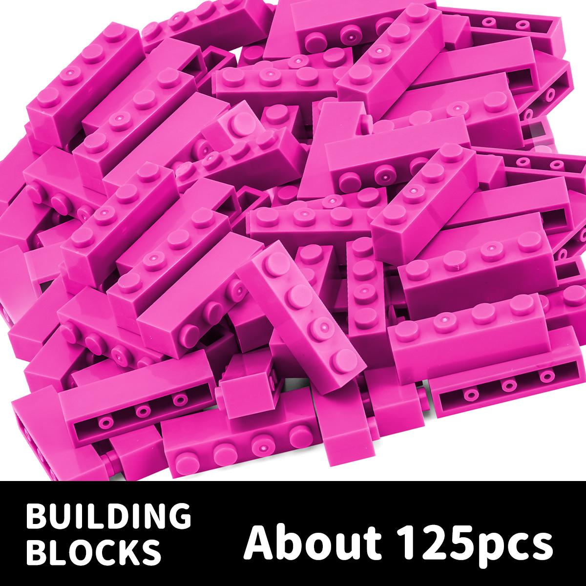 

200g 1x4 Dots DlY Building Blocks ThickFigures Blocks Learning Imaginative Playthings forChildren Size Fitting 200g 1x4