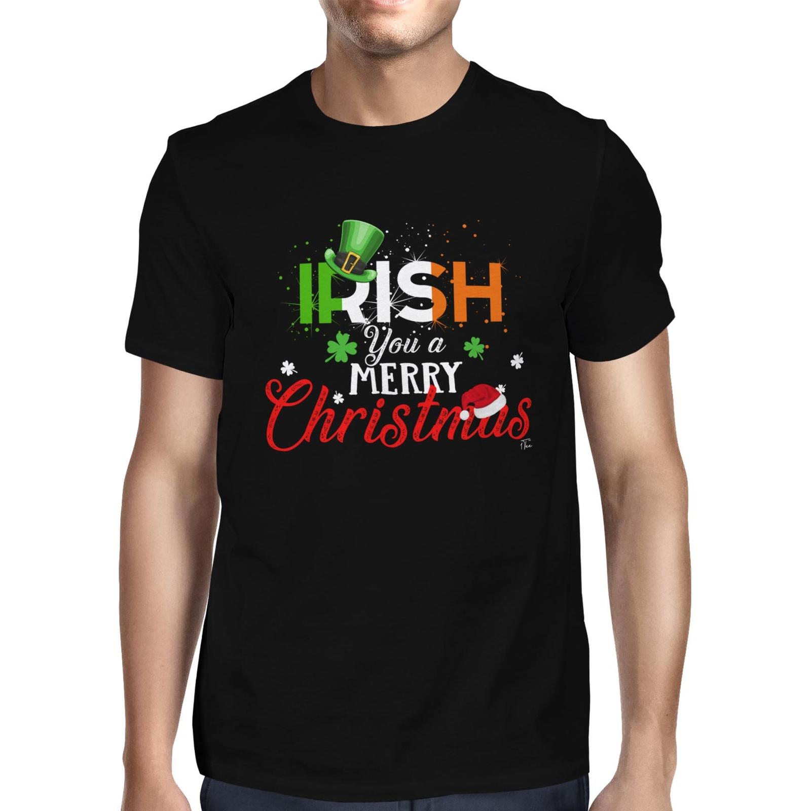 1Tee Mens Irish Chrstmas Wishes - IRISH You a Merry Christmas! T-Shirt S разноцветный