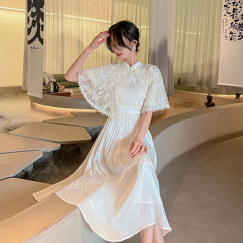 2025 Summer Elegant Chinese Lace Shawl Cardigan for Weddings and Meetings