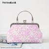 Short Style Handbag Material Kit - Handmade, Multiple Styles, Square Clasp Bag, Includes 20 Needles