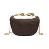 ZR Home Ähnlich Grenzüberschreitend Tragbar Gewebte Tasche Damen Neu Retro Kette Crossbody Stroh Unterarm