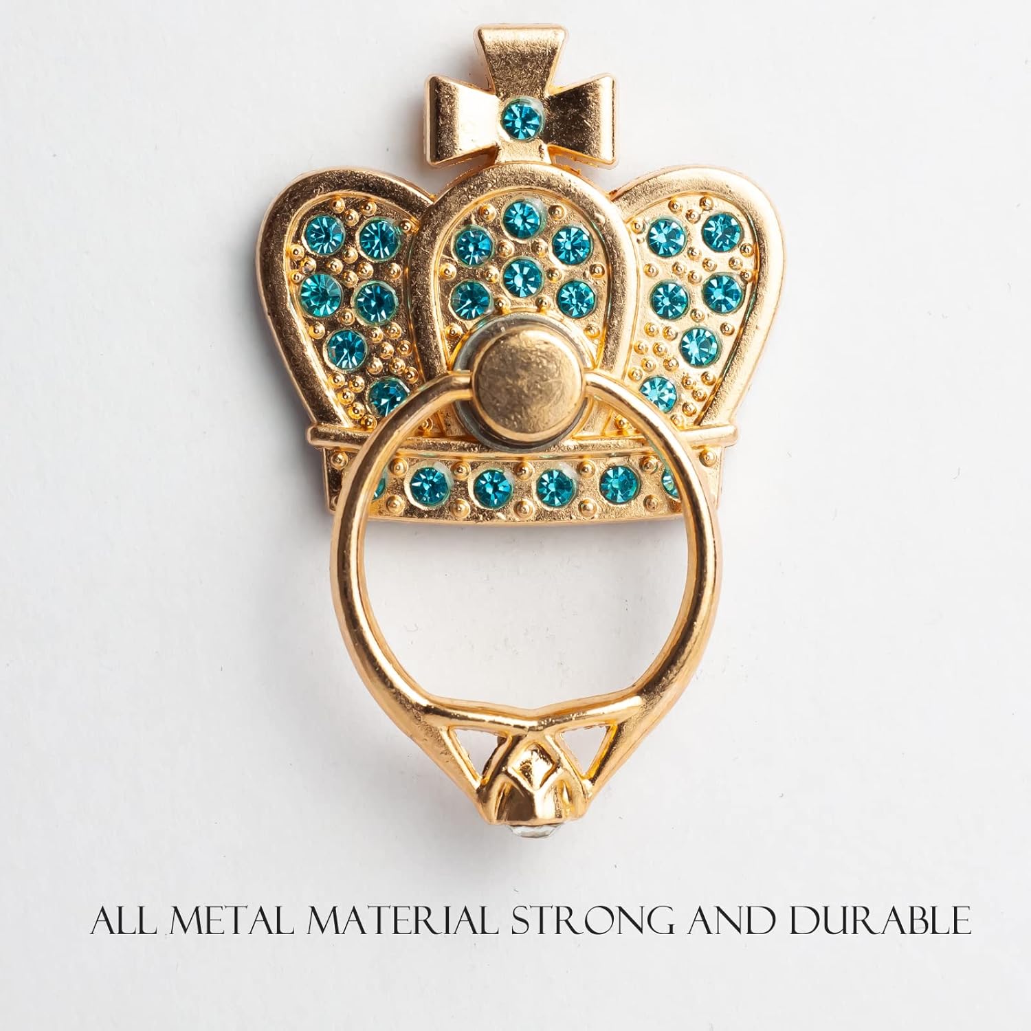 [2 шт.] Блестящий держатель-кольцо для телефона Crown, Блестящая подставка для телефона с искусственными бриллиантами, Кольцо-держатель для пальца для телефонов, планшетов