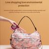 Reusable Shopping Bag Large Capacity Nylon Bag With Quick Foldable Designs for Portability