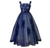 OWIEOW Formelles Klavierkonzert Formelles Langes Party Elegantes Junior Konzertkleid Größe Mädchenkleid, Kinderkleid, Kleid, Kleid, Kleid, (Grau, 140)