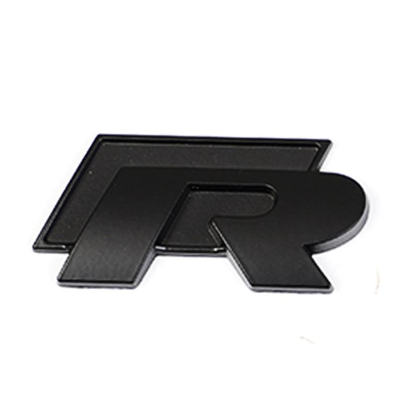 JPO1   3D Metal Car Grilles Emblem Auto Trunk Fender Mark Label Stickers For VW GTI Polo Golf Passat Tiguan Arteon Touareg CC Taigo GTE