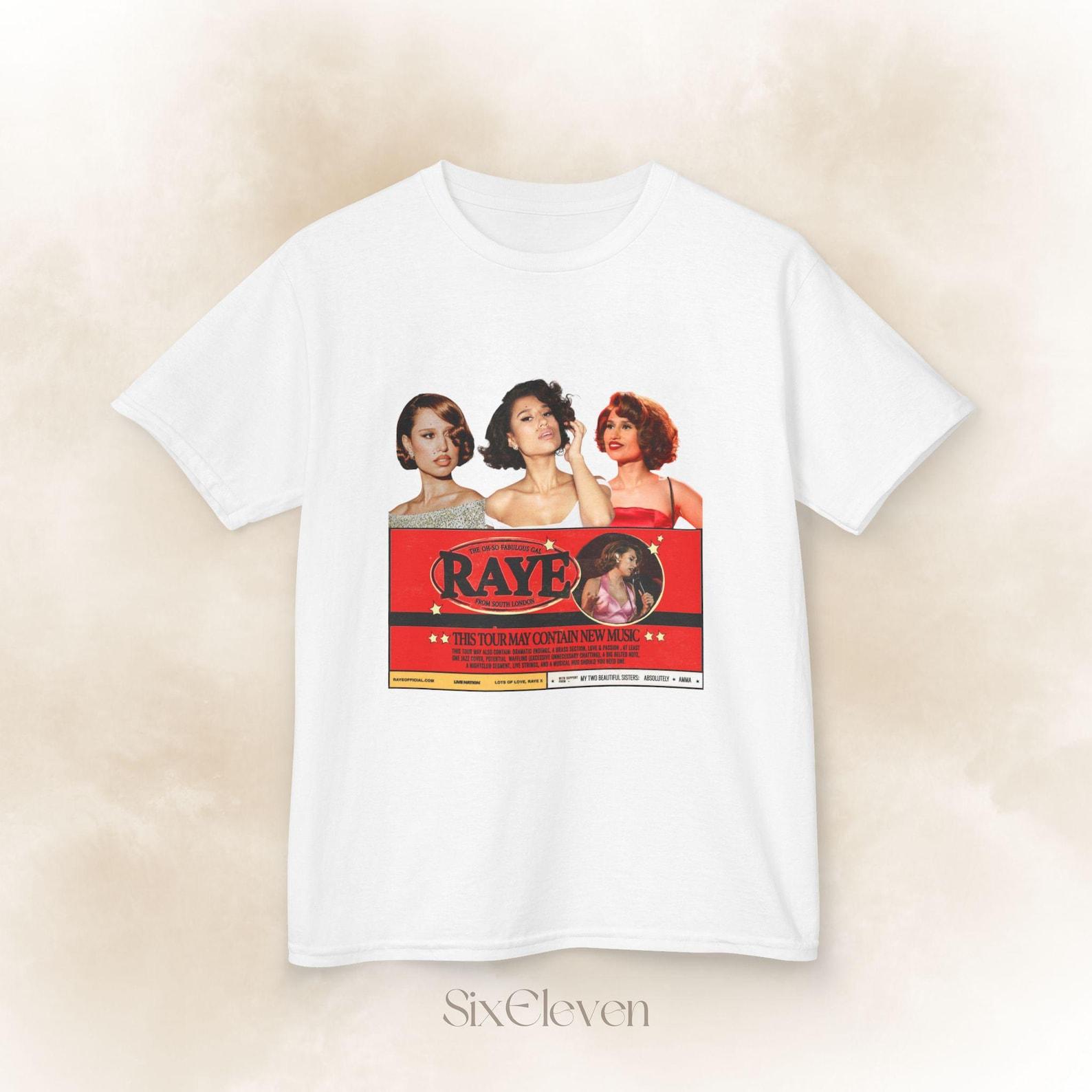 Raye KIDS Tour T-Shirt - This Tour May Contain New Music - 100% Cotton 150