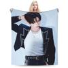 Sung Han Bin Flannel Blankets Winter Zerobaseone Soft Bedding Throws for Girls Boys Couch Chair Novelty Bedspread Sofa Bed Cover